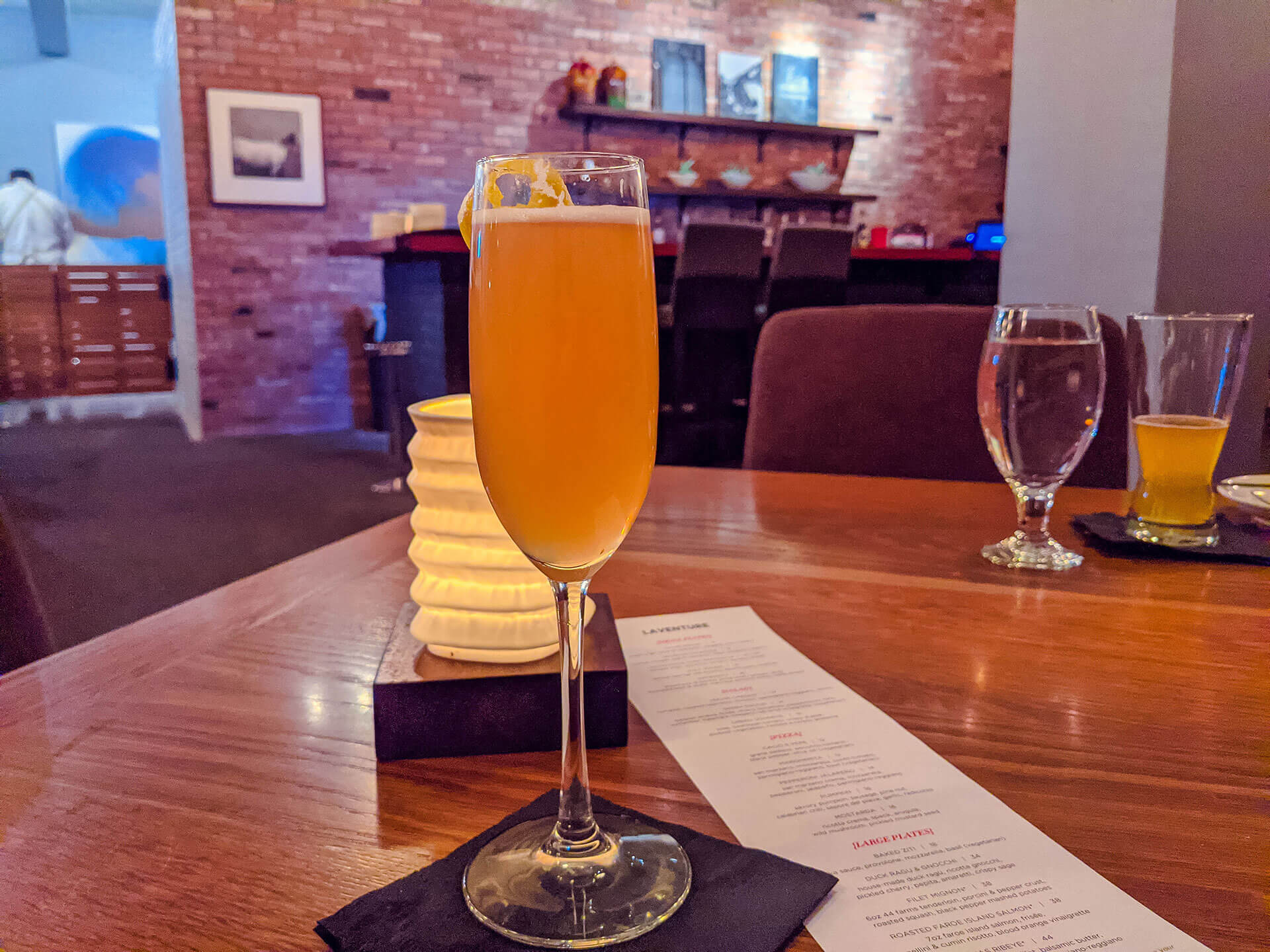 Cocktail at LaVenture in Marfa, TX