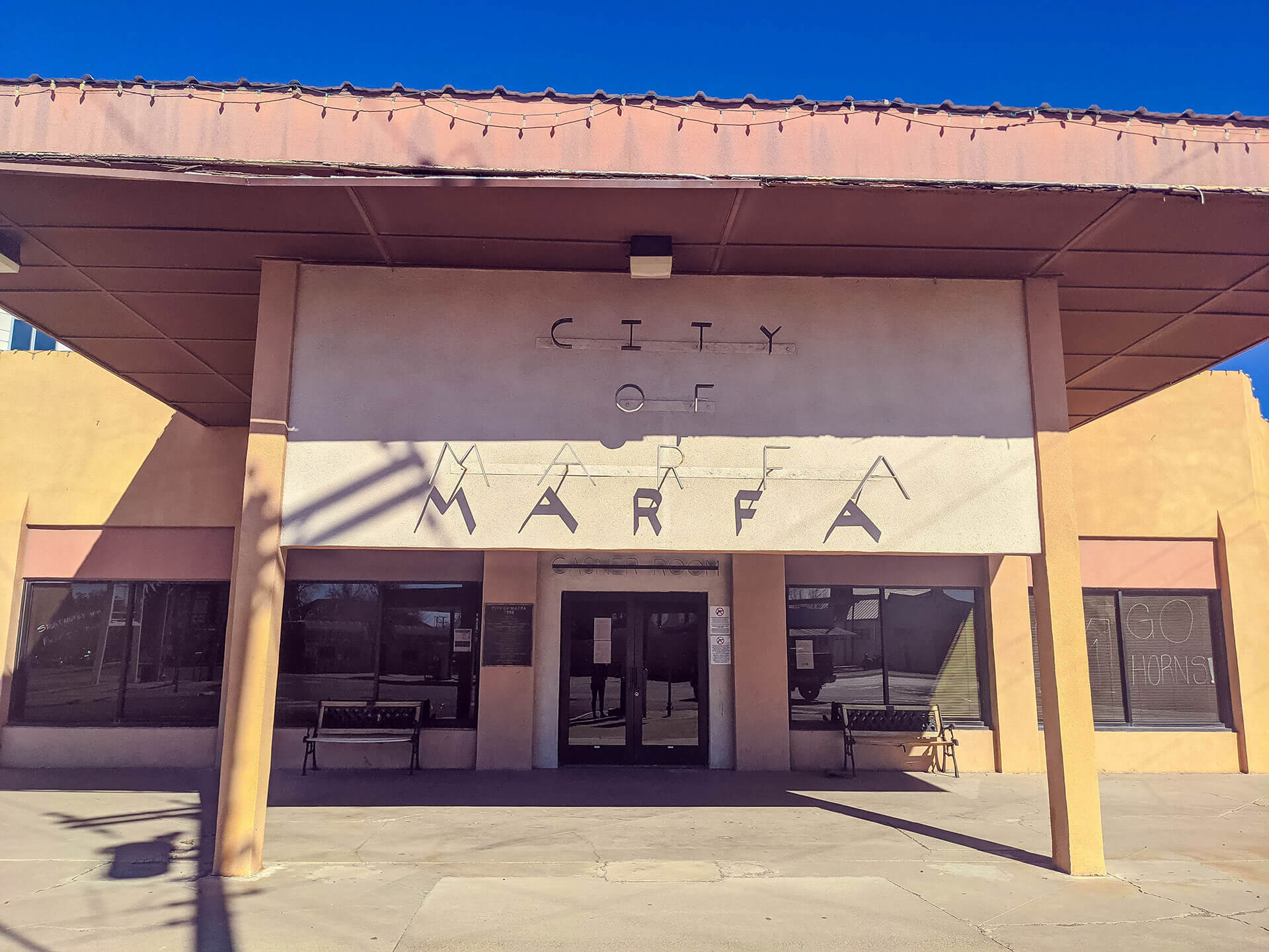Building in Marfa, TX